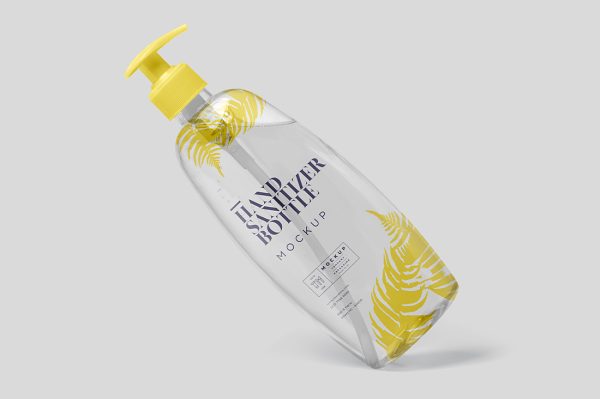 高质感洗发水沐浴露洗手液洗洁精按压瓶泵瓶样机mockup4组