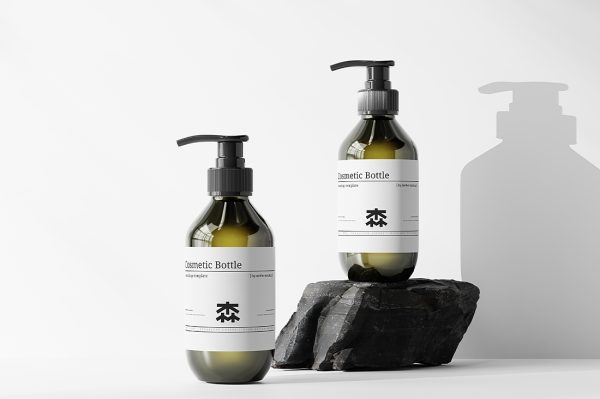 洗发水沐浴露洗手液按压瓶泵瓶样机mockup8组