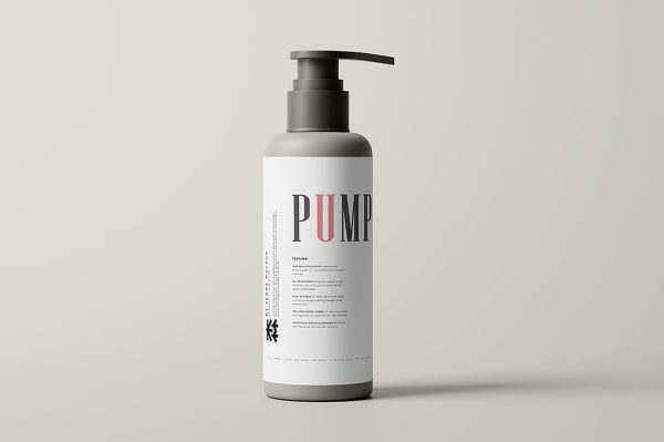 洗发水沐浴露身体乳洗手液按压瓶泵瓶样机mockup8组