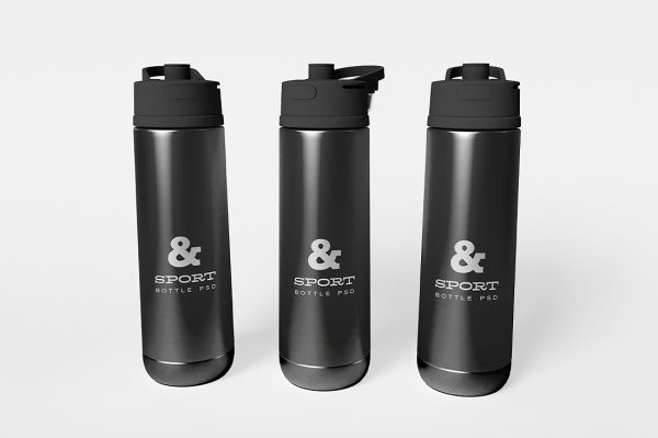 运动水瓶保温杯样机 mockup