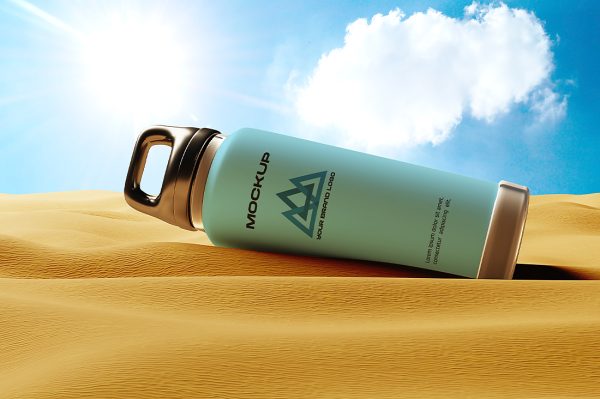 不锈钢保温杯样机 mockup4 组