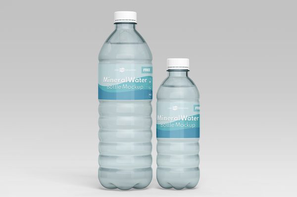 纯净水矿泉水瓶样机 mockup3 组
