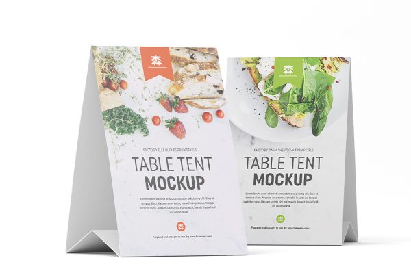 桌牌台卡样机mockup6组