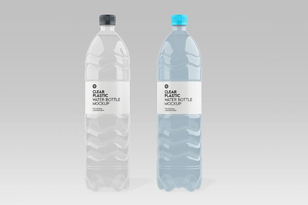 简约纯净水矿泉水瓶样机 mockup3 组