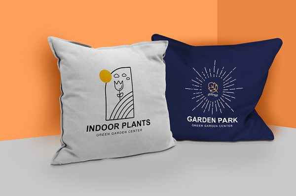 枕头抱枕样机mockup