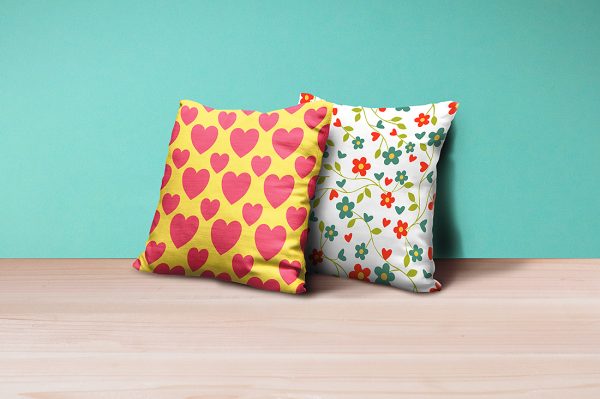 精致的枕头抱枕样机mockup2组