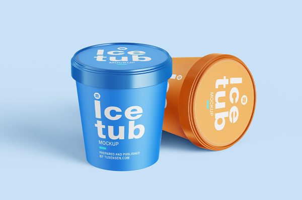 冰淇淋杯包装样机3组