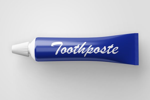 牙膏软管包装样机mockup