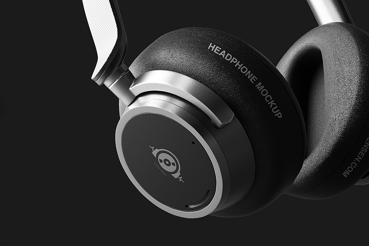 高质感头戴式耳机样机mockup5组插图1
