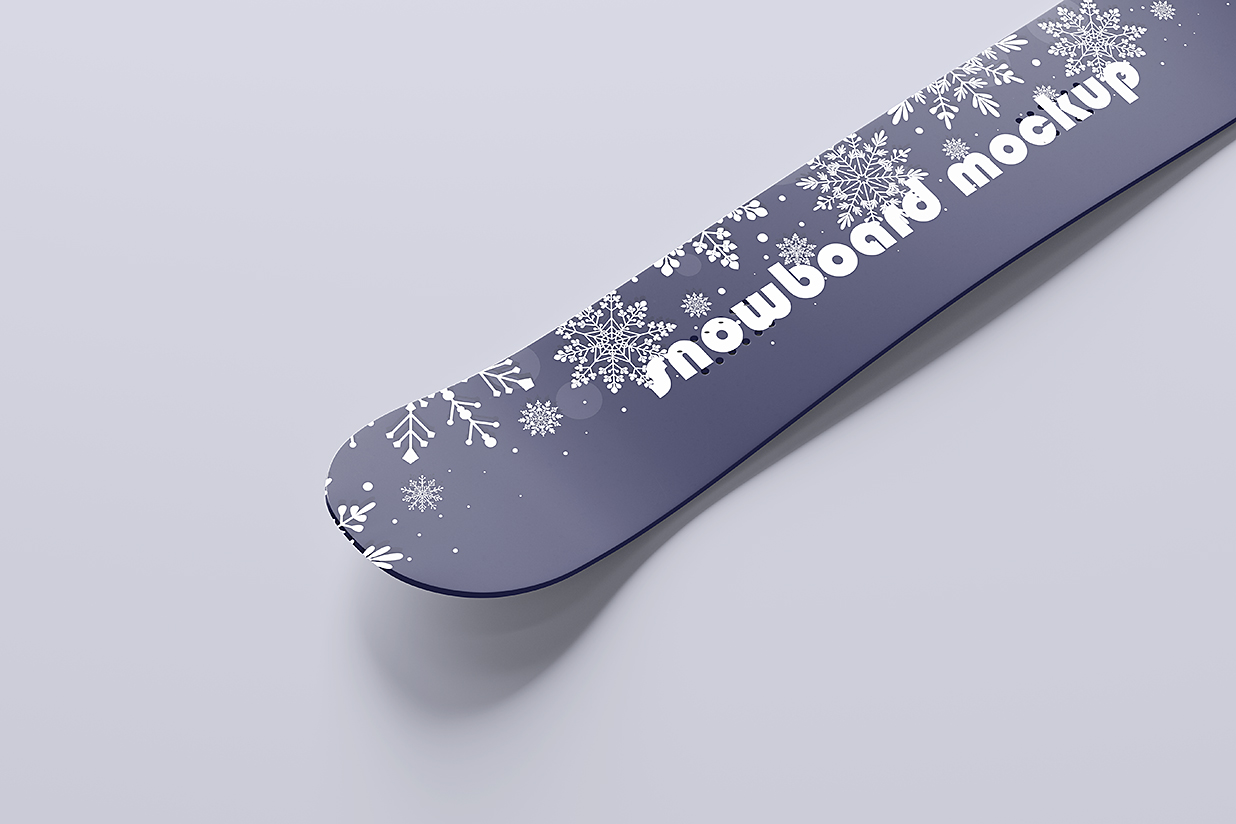 高质感滑雪板样机mockup10组插图1