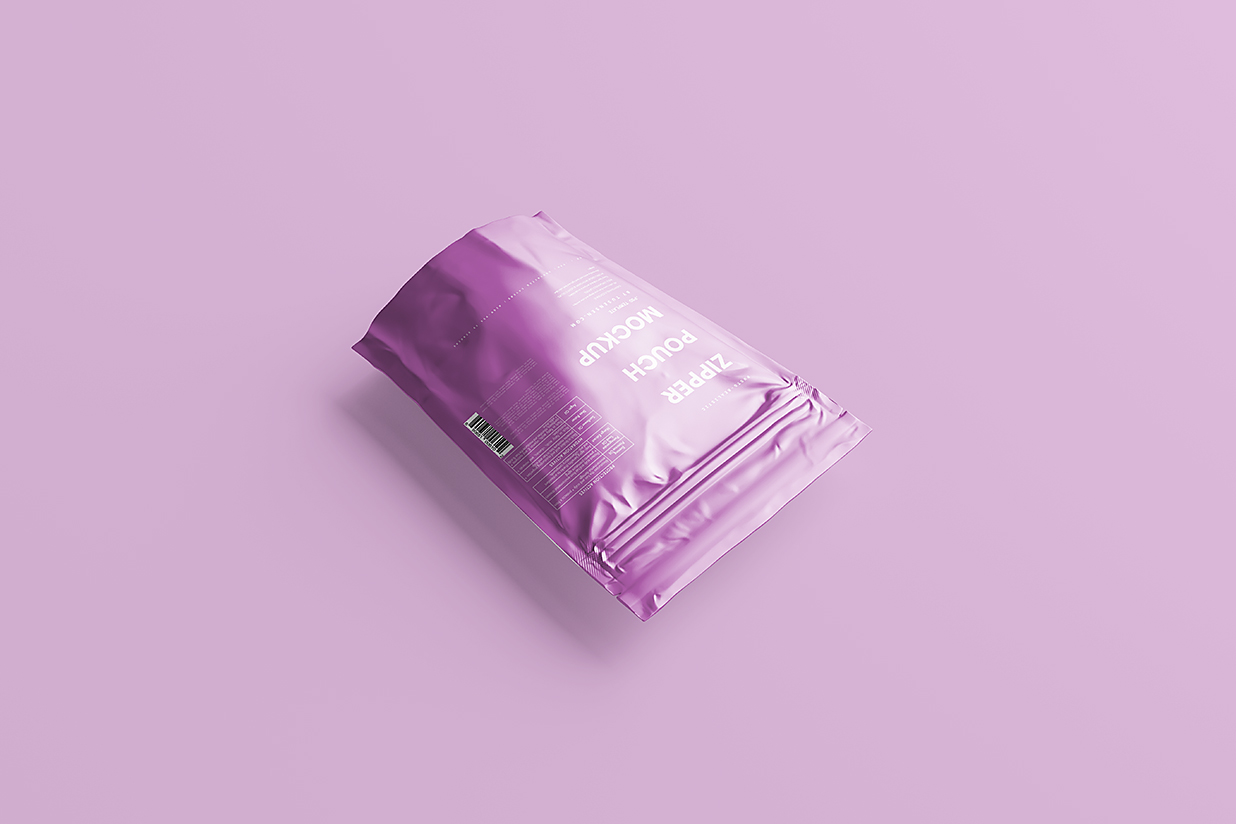 高质感自立袋自封袋食品包装袋样机mockup5组插图2