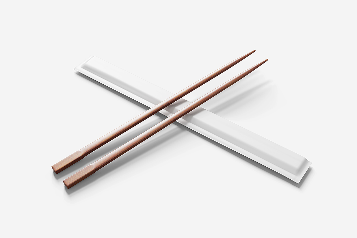 餐厅高质感一次性筷子样机mockup4组插图2