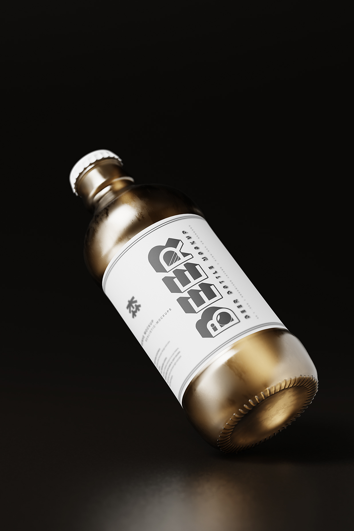 高质感啤酒瓶包装样机mockup10组插图2