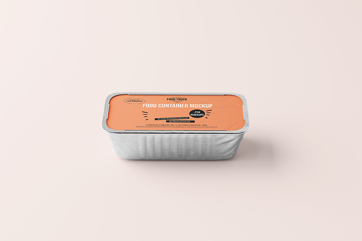 高质感一次性食品盒餐盒外卖打包盒样机mockup10组插图2