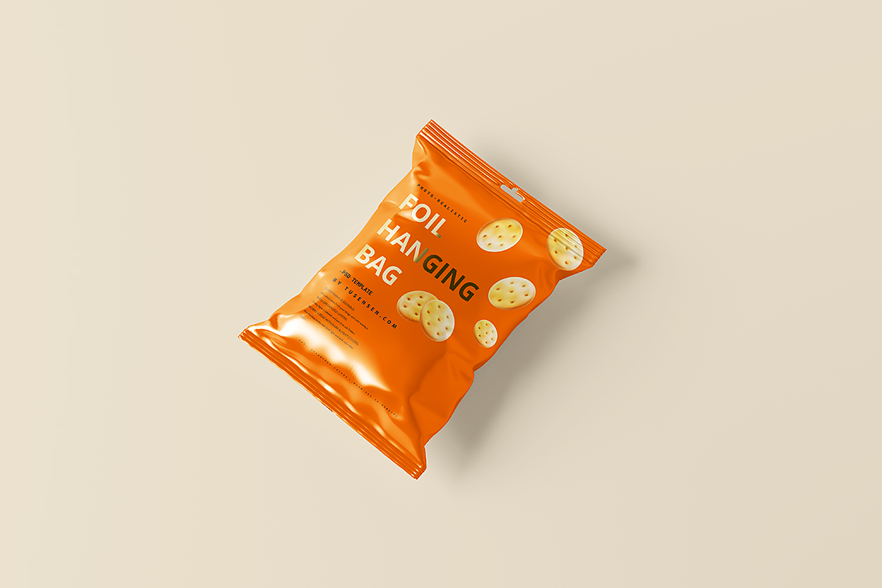 高质感小袋零食包装样机mockup10组插图3