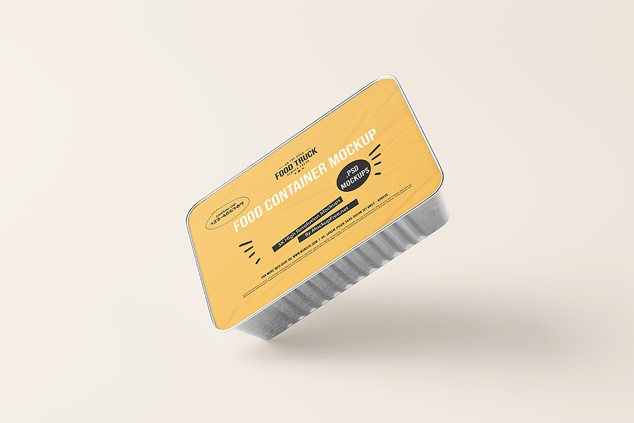 一次性食品盒餐盒外卖打包盒样机mockup10组插图3