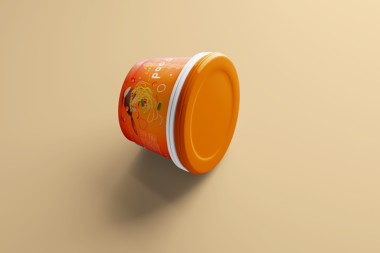 高质感食品盒餐盒外卖打包盒包装样机mockup5组插图3