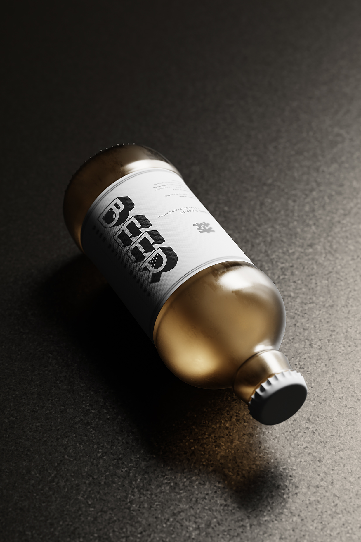 高质感啤酒瓶包装样机mockup10组插图5