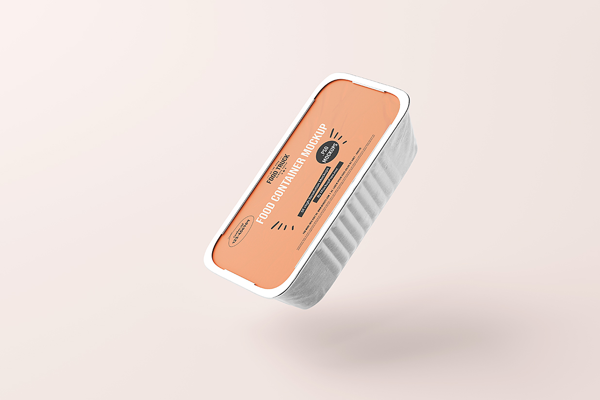 高质感一次性食品盒餐盒外卖打包盒样机mockup10组插图6