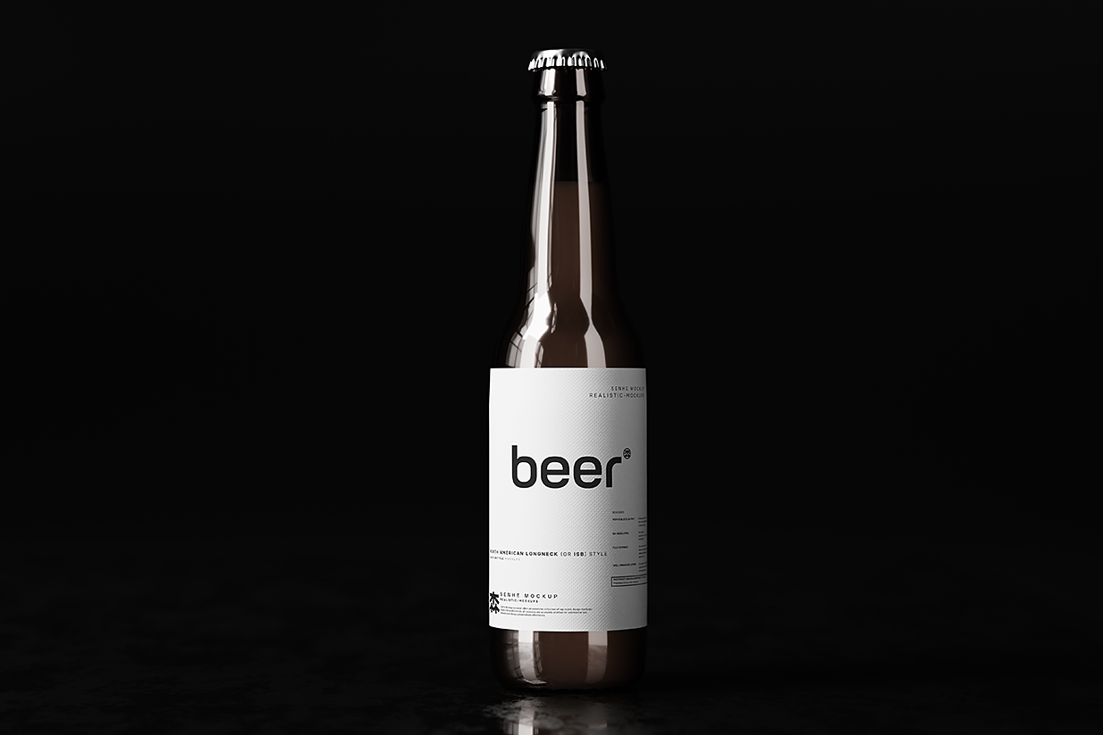 高质感啤酒瓶包装样机mockup10组插图7