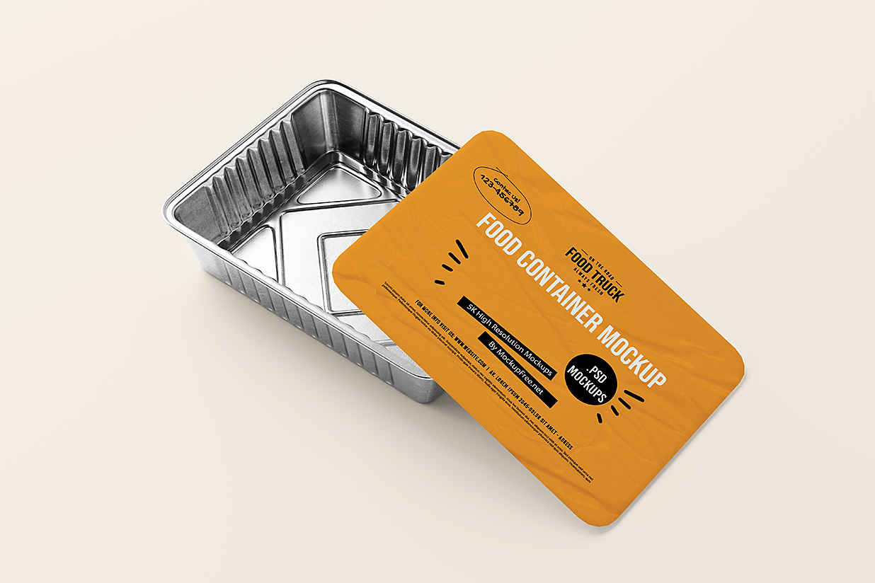 一次性食品盒餐盒外卖打包盒样机mockup10组插图7