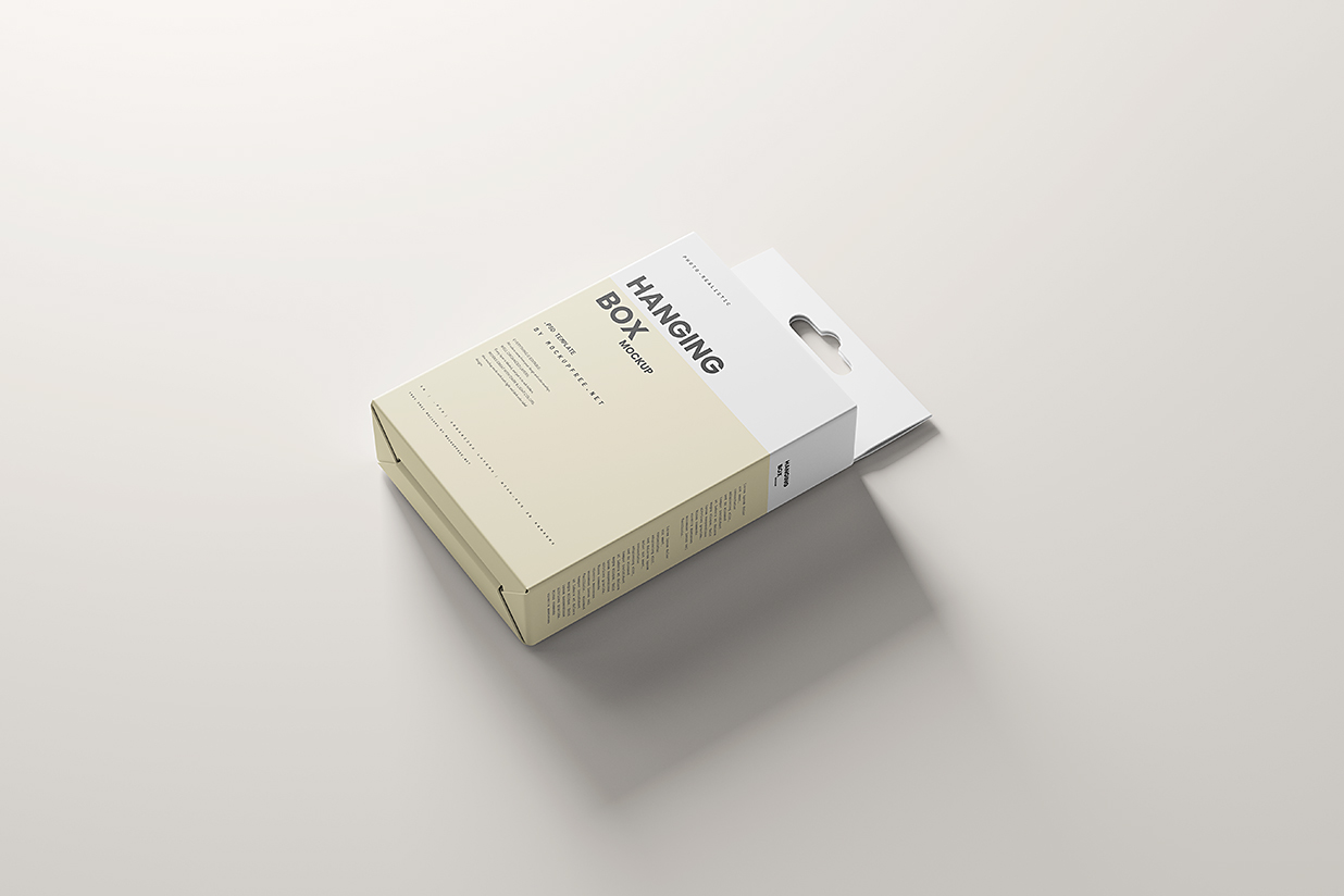 高质感挂耳盒包装样机mockup10组插图7