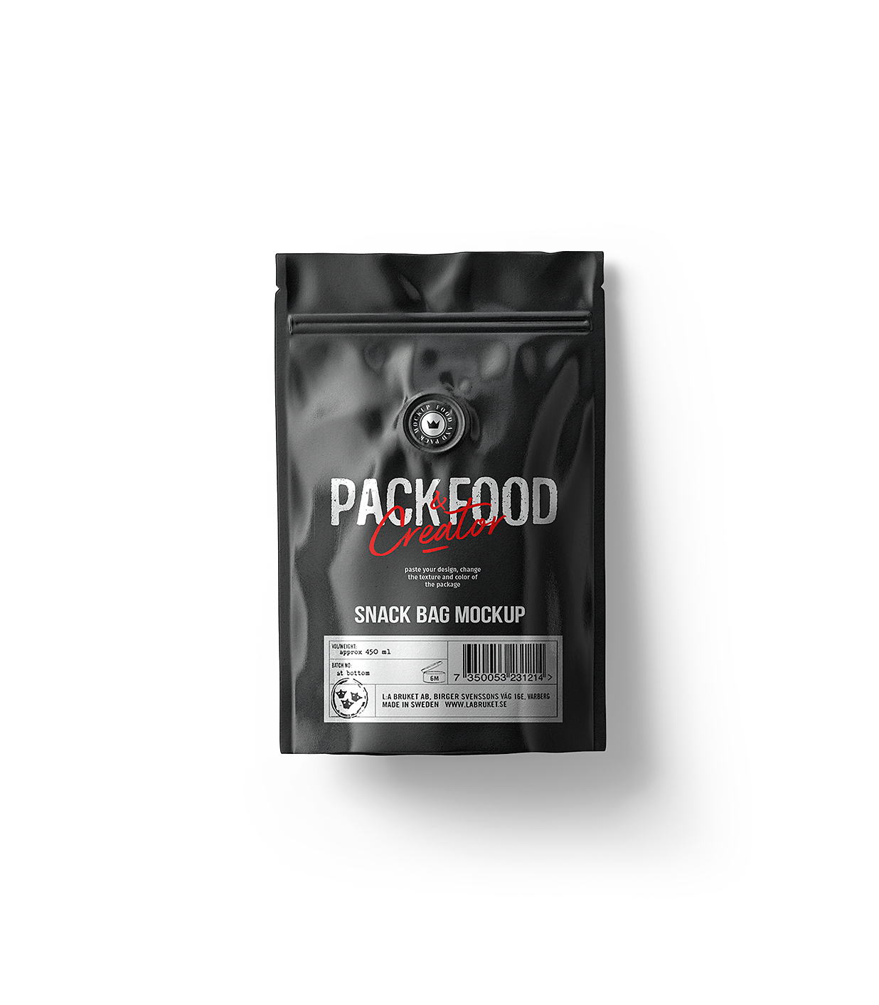 自立袋自封袋食品包装袋样机mockup插图