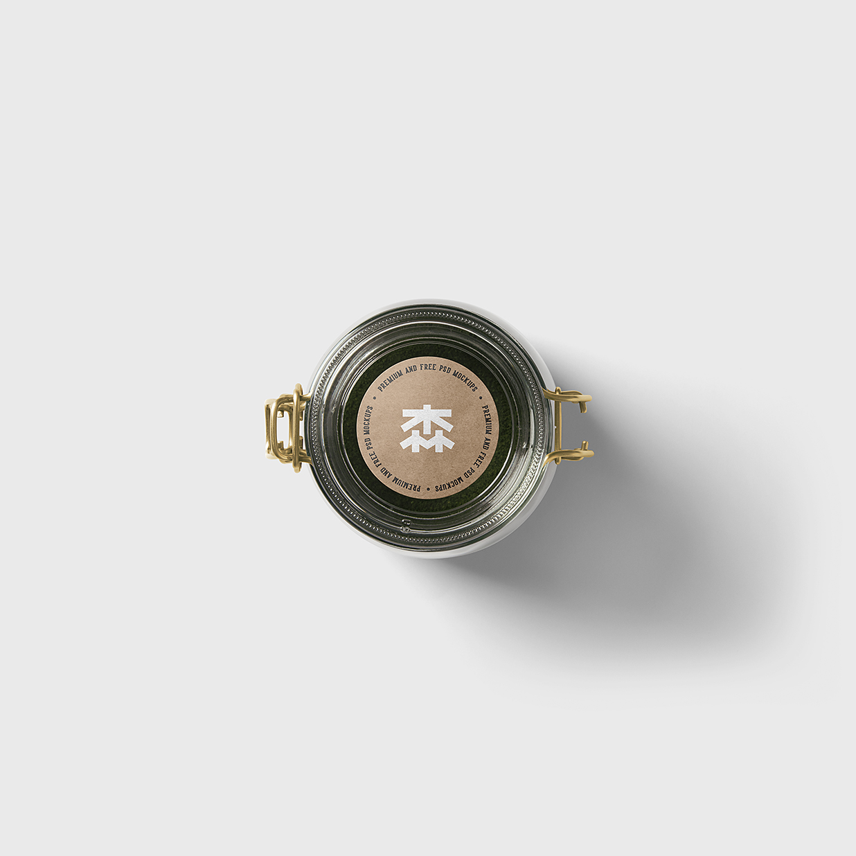 罐子上的贴纸样机mockup插图