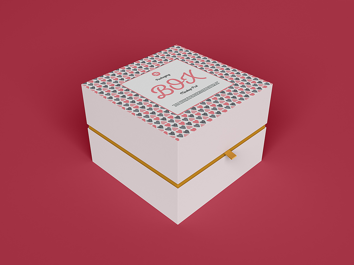 天地盖礼盒礼品盒纸盒包装盒样机mockup插图