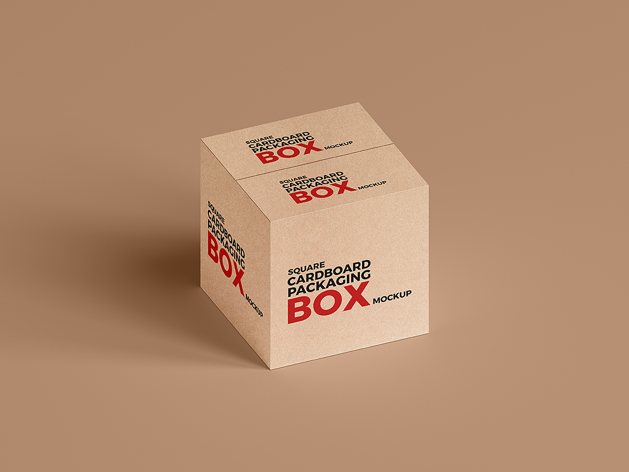 纸盒纸箱快递盒包装盒样机mockup插图