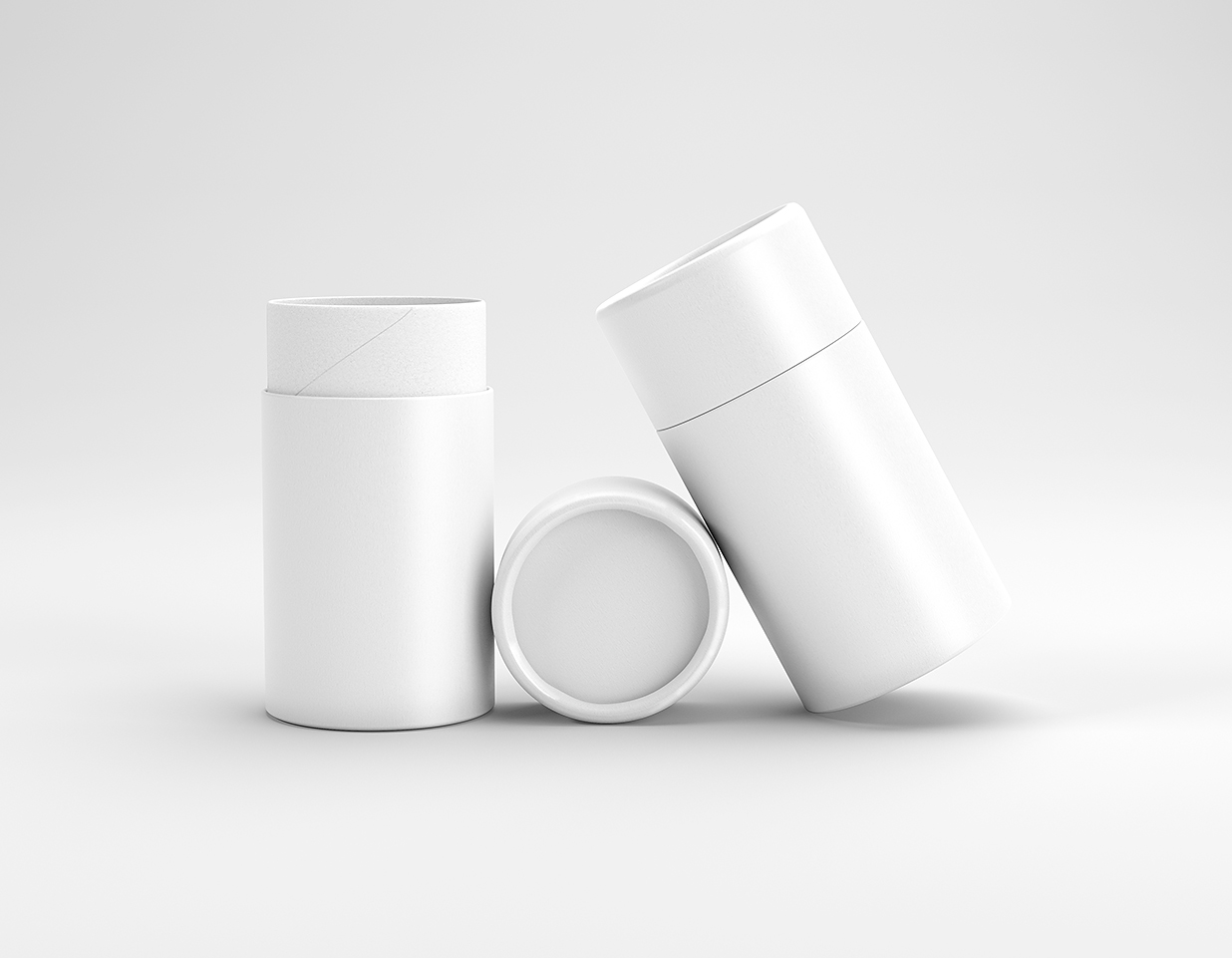 圆柱形纸筒包装样机mockup插图1