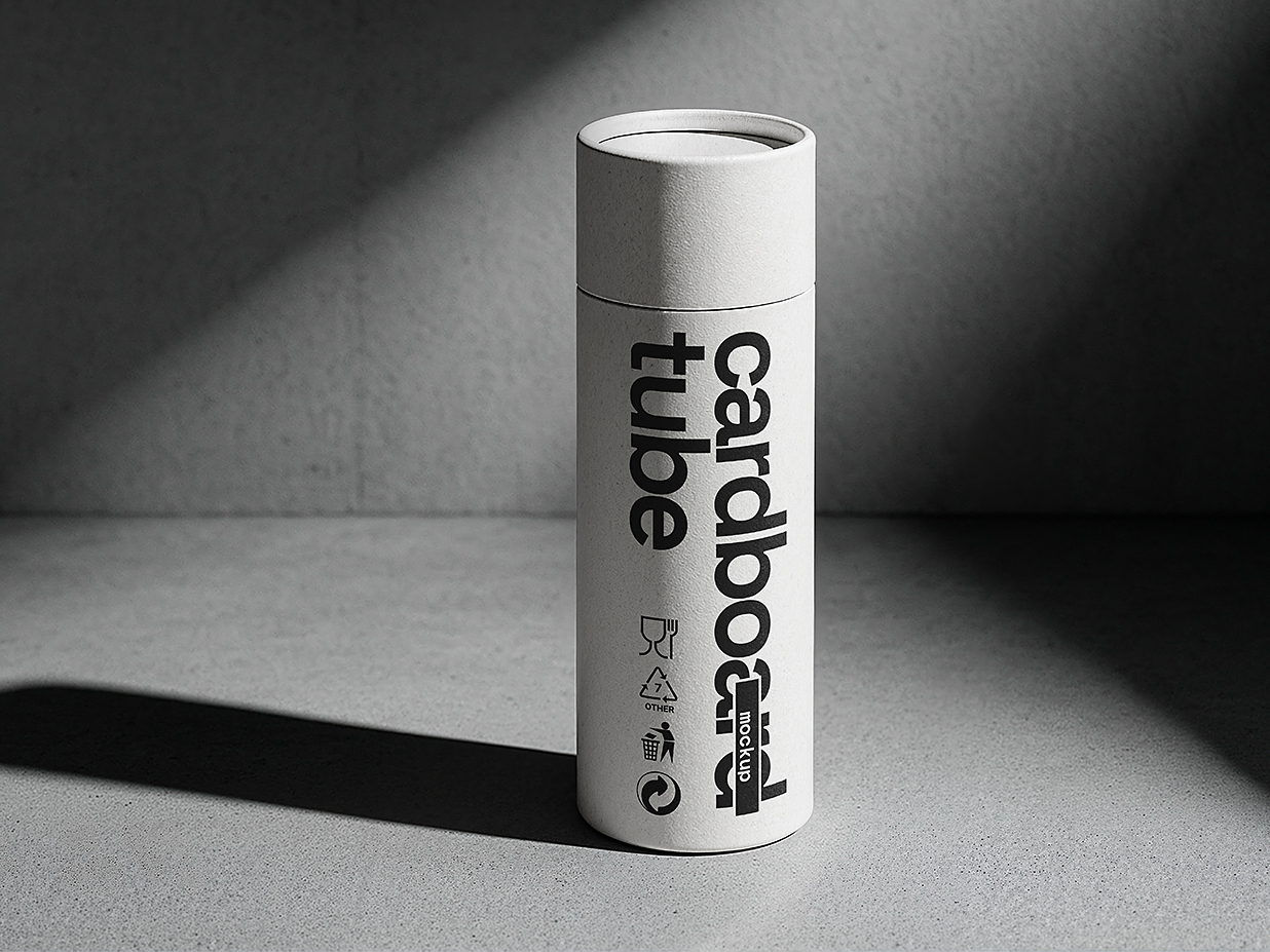 牛皮纸纸筒杯包装样机mockup插图