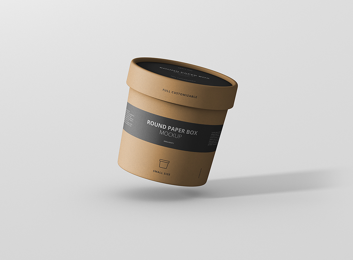 纸筒杯包装样机mockup8组插图