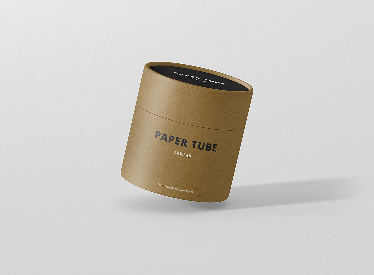 小纸筒杯包装样机mockup7组插图