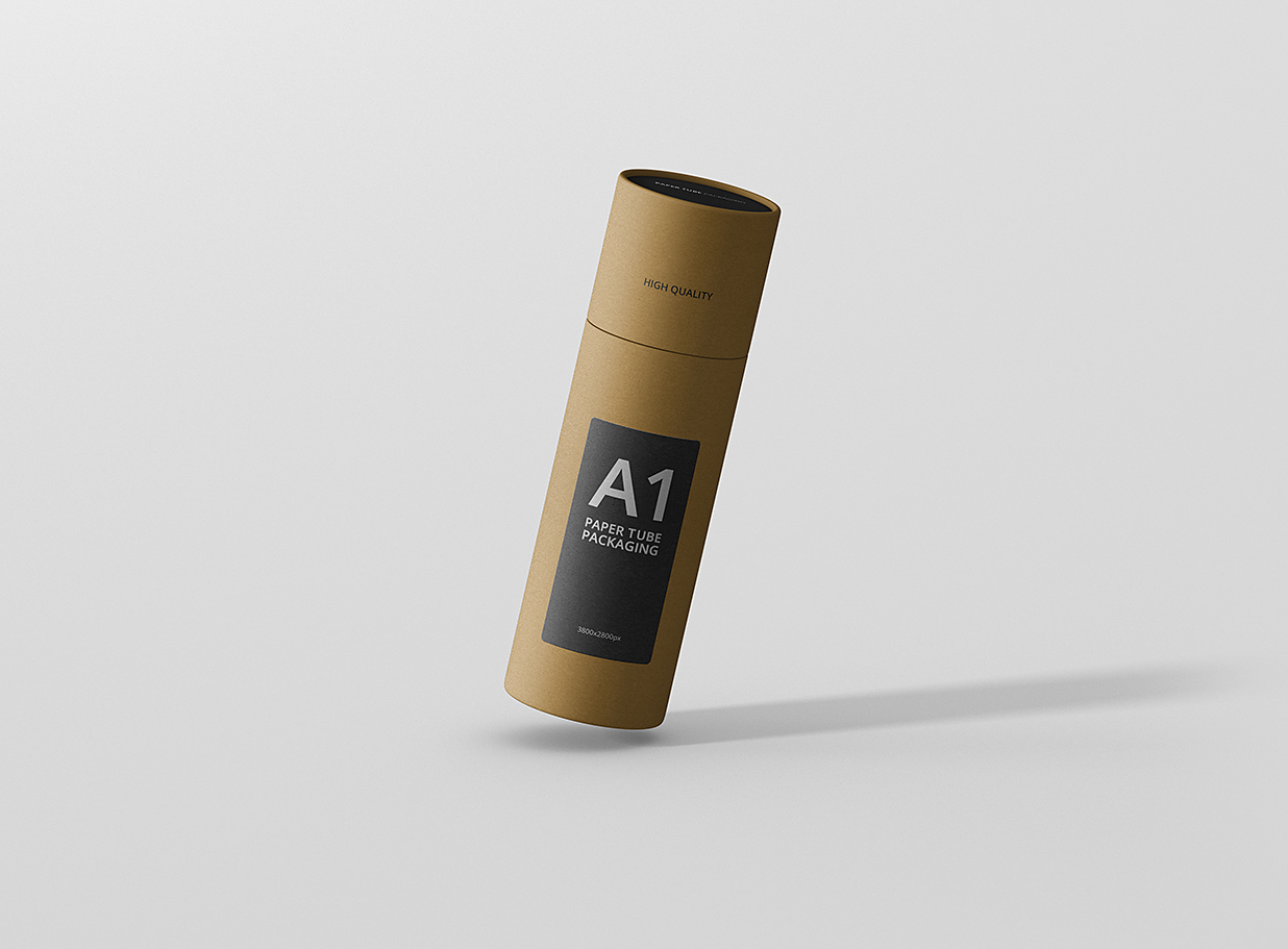 纸筒杯包装设计样机mockup7组插图