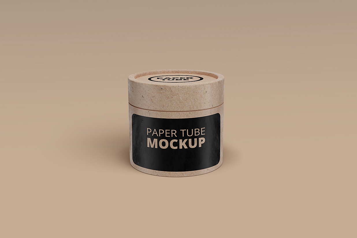 小纸筒杯包装样机mockup2组插图