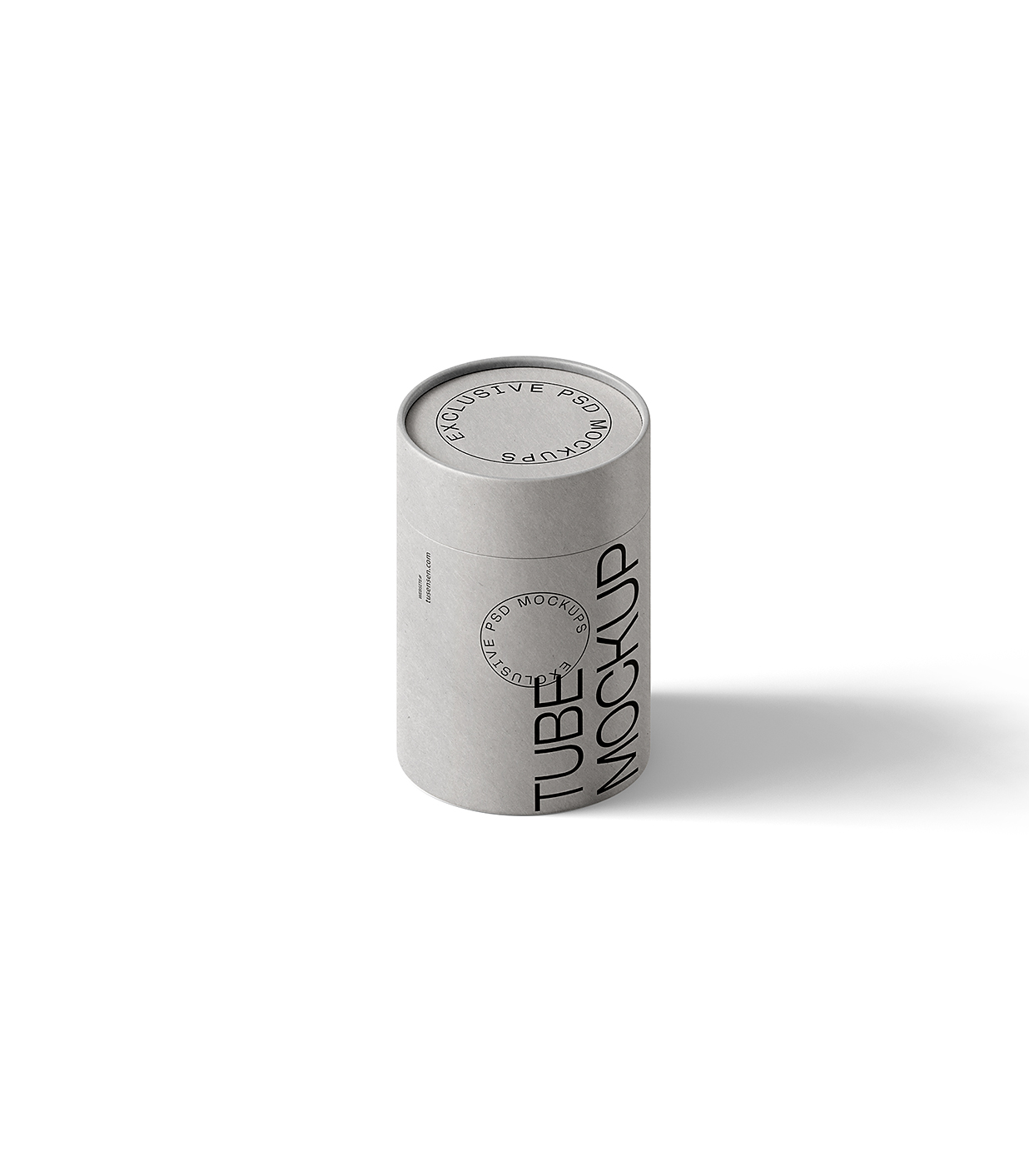 简约纸筒包装样机mockup插图