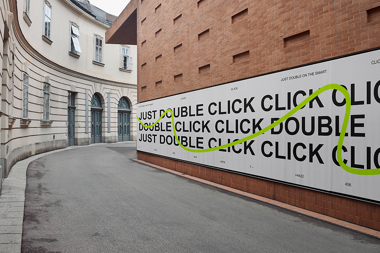 户外建筑墙面长幅广告牌样机mockup插图