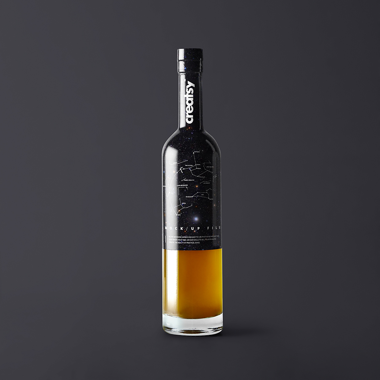 橄榄油瓶酒瓶玻璃瓶包装样机mockup2组插图