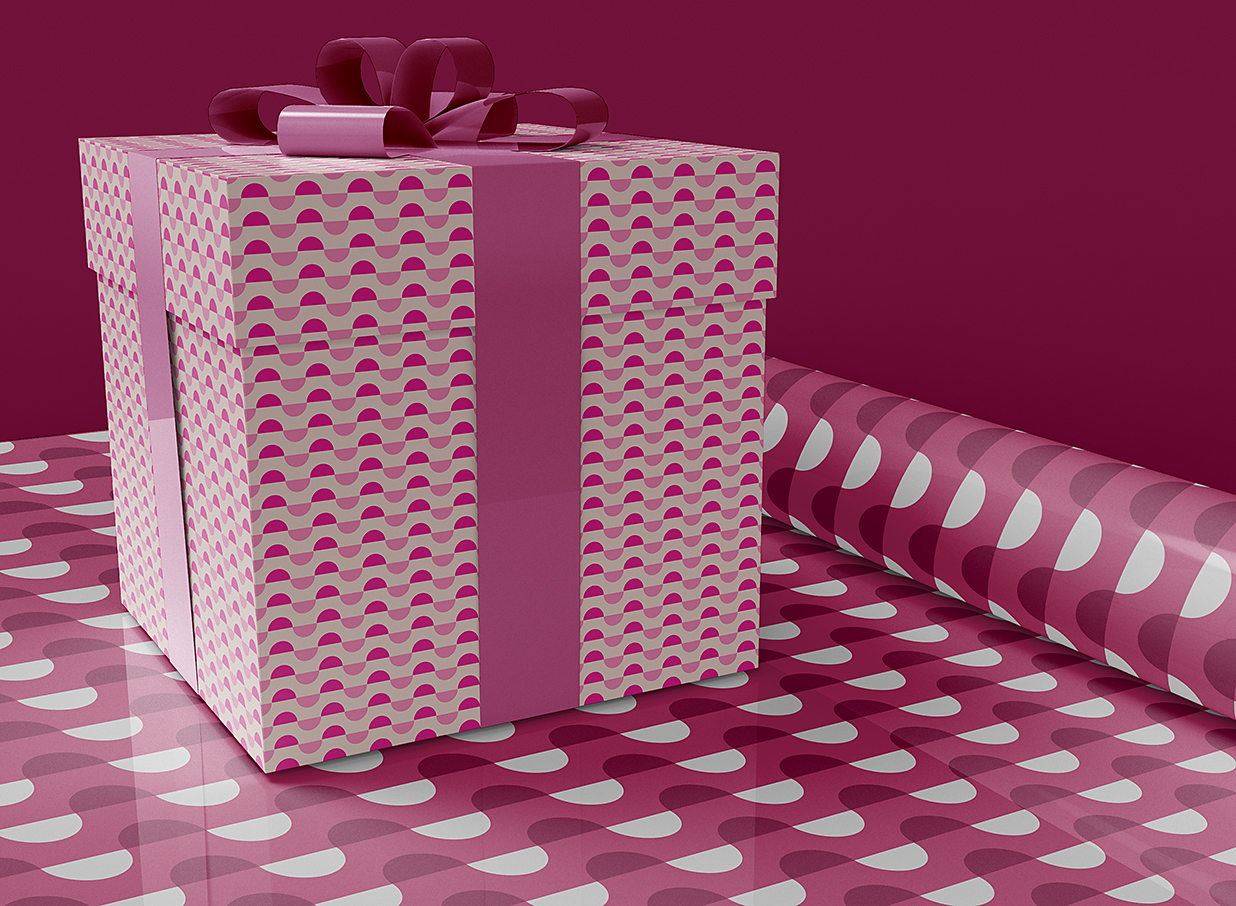 天地盖节日礼品盒礼物盒礼盒包装样机mockup插图