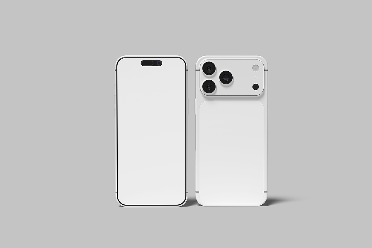 高质感iPhone 17 Pro Max苹果手机样机mockup4组插图