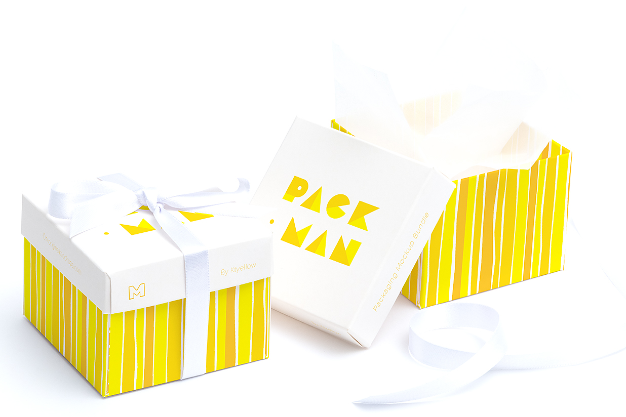 天地盖礼品盒礼物盒包装样机mockup插图