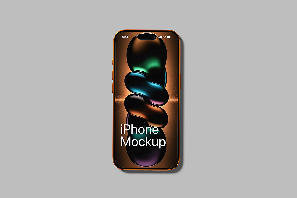高质感iPhone 17 Pro Max苹果手机样机mockup5组插图
