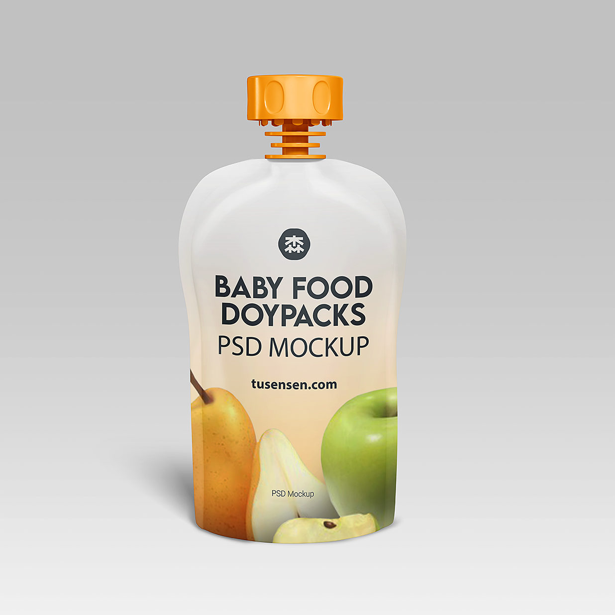 高质感吸嘴袋自立袋包装样机mockup3组插图