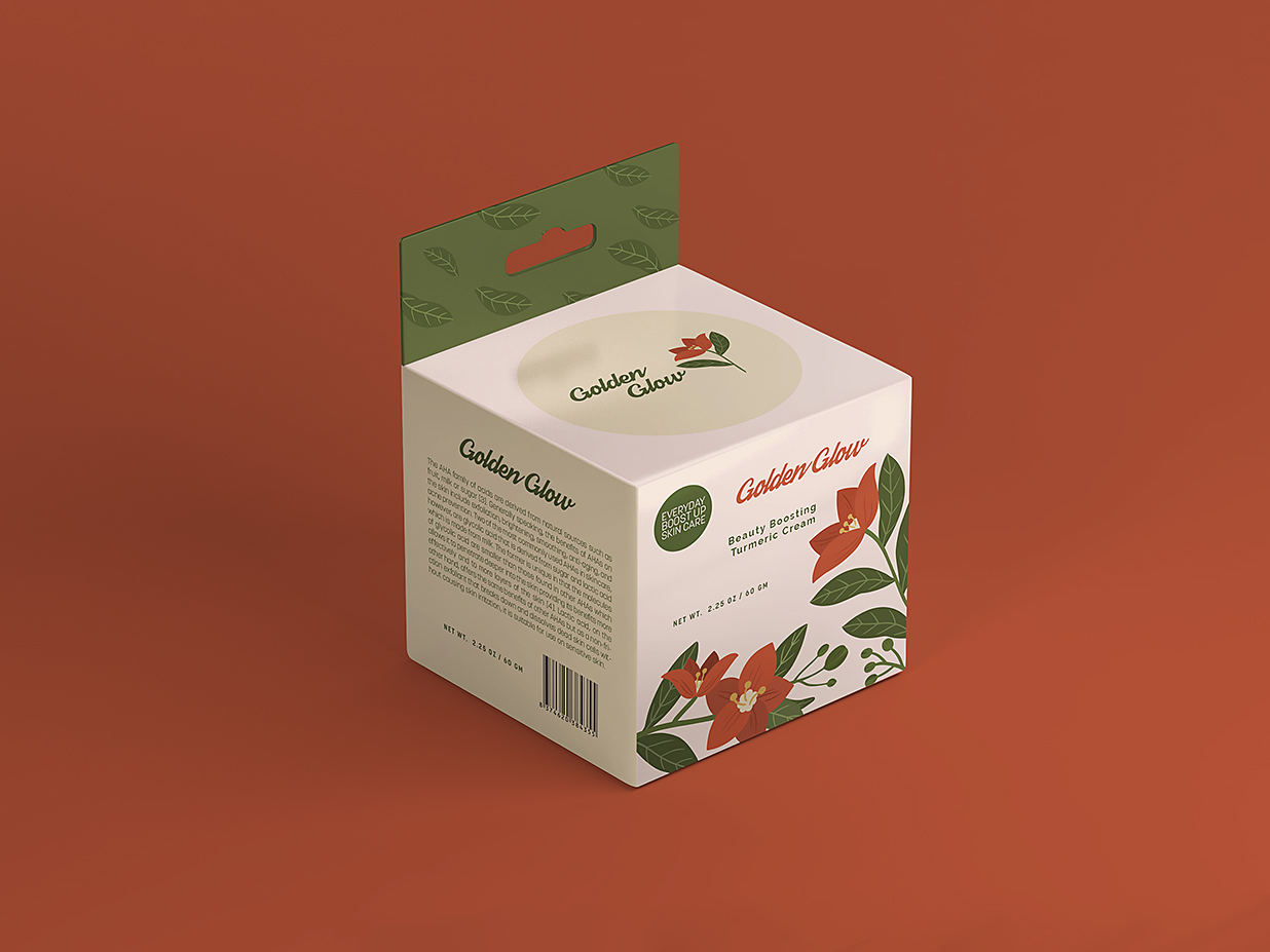 方形挂耳盒包装盒样机mockup插图