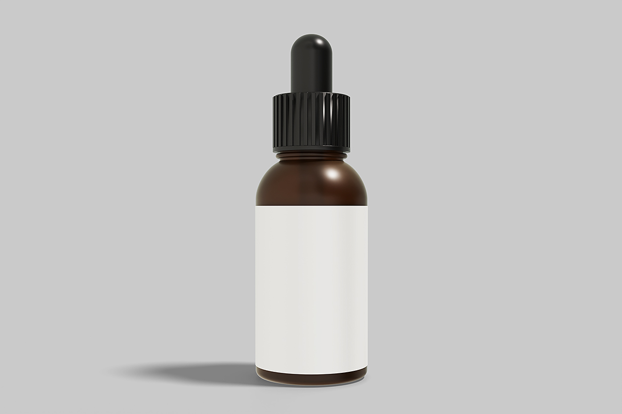 滴管瓶精华精油瓶样机mockup2组插图2