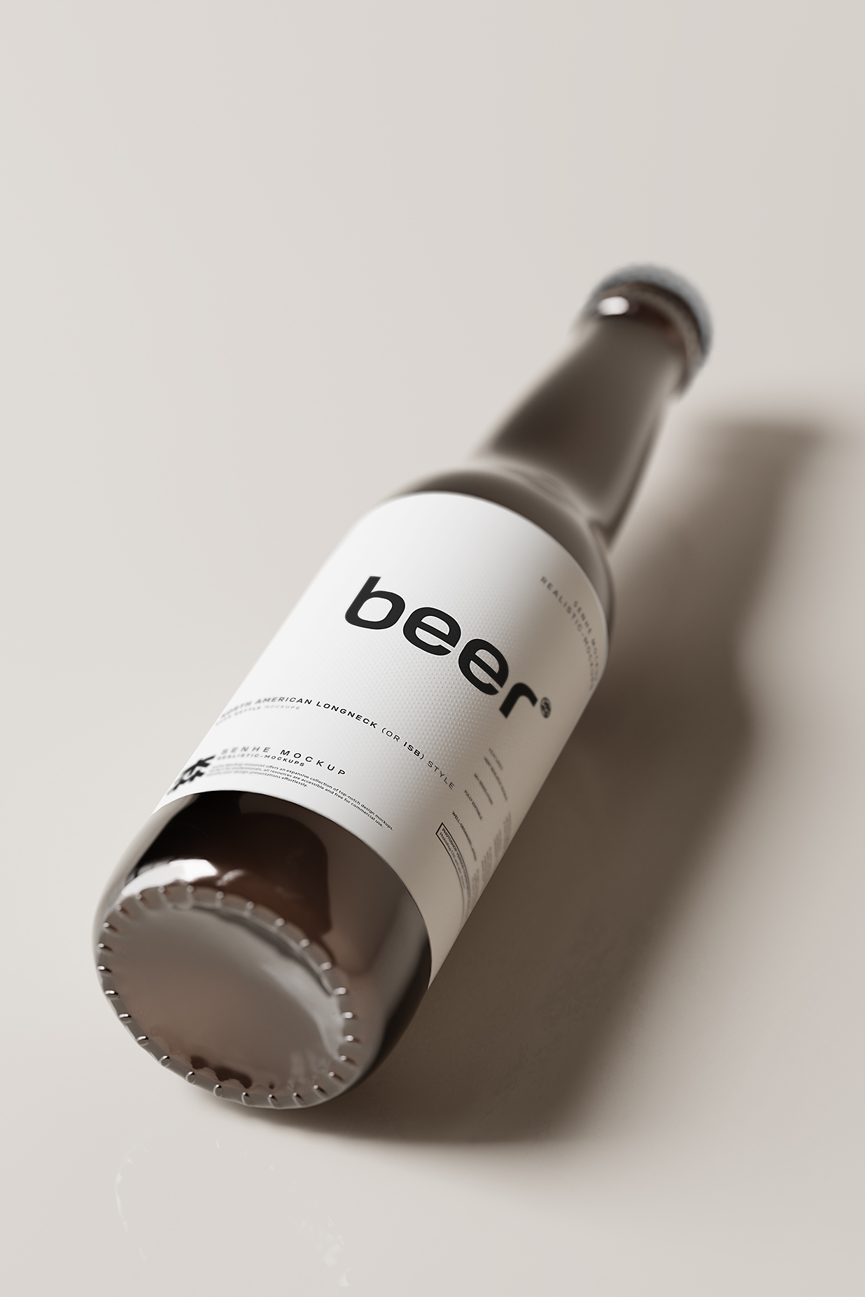 高质感啤酒瓶包装样机mockup10组插图9