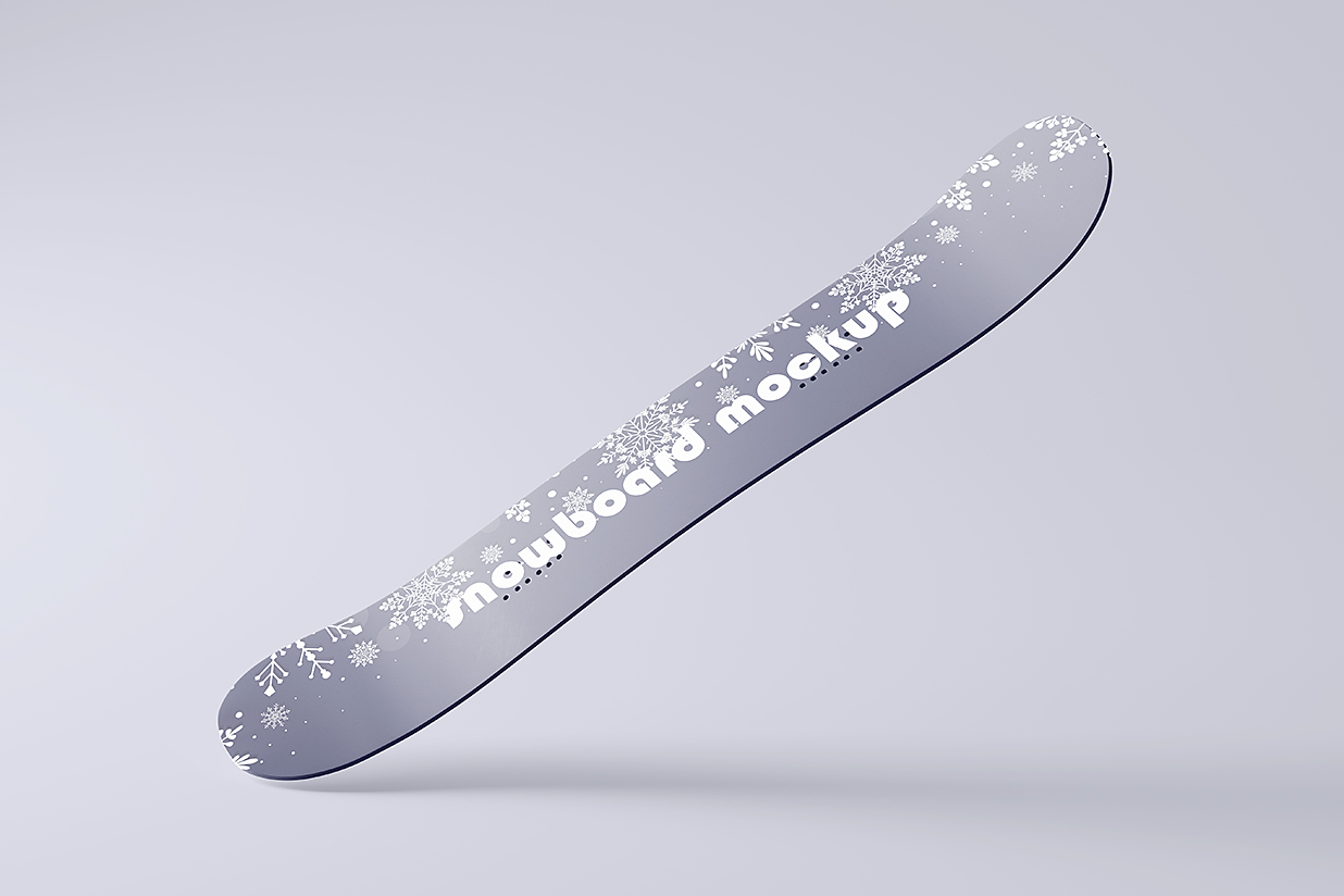 高质感滑雪板样机mockup10组插图9