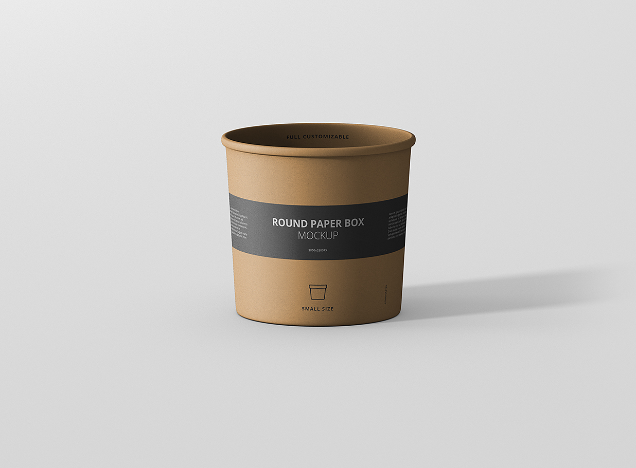 纸筒杯包装样机mockup8组插图1