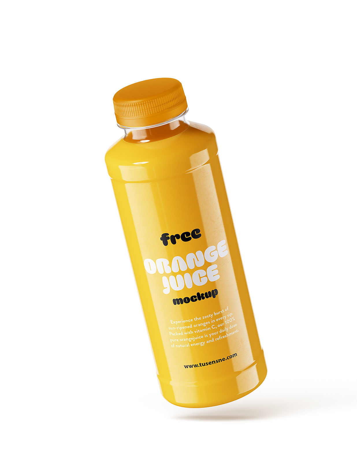 高质感果汁瓶饮料瓶包装样机mockup4组插图1